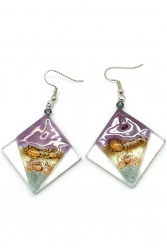 Glass Arrowhead Earrings Glass Arrowhead Earrings